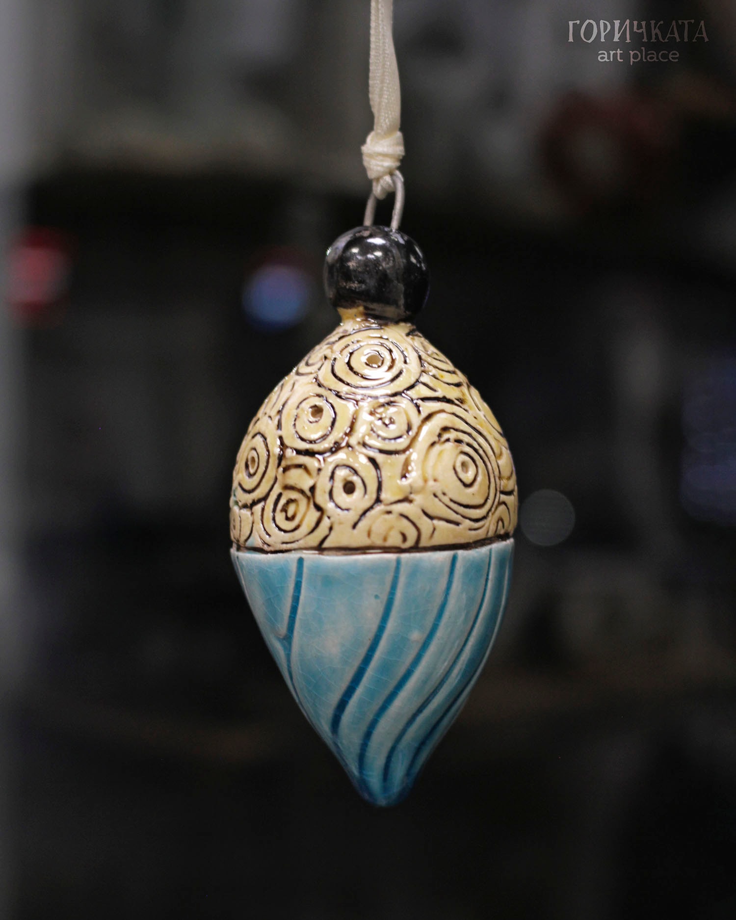 Коледни играчки от керамика