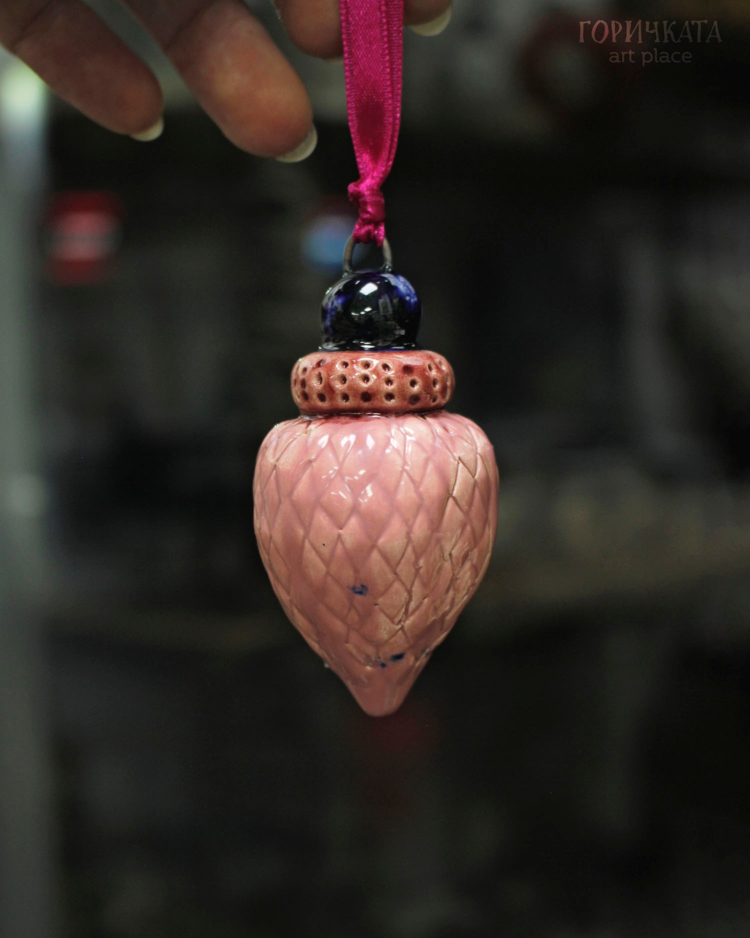 Коледни играчки от керамика