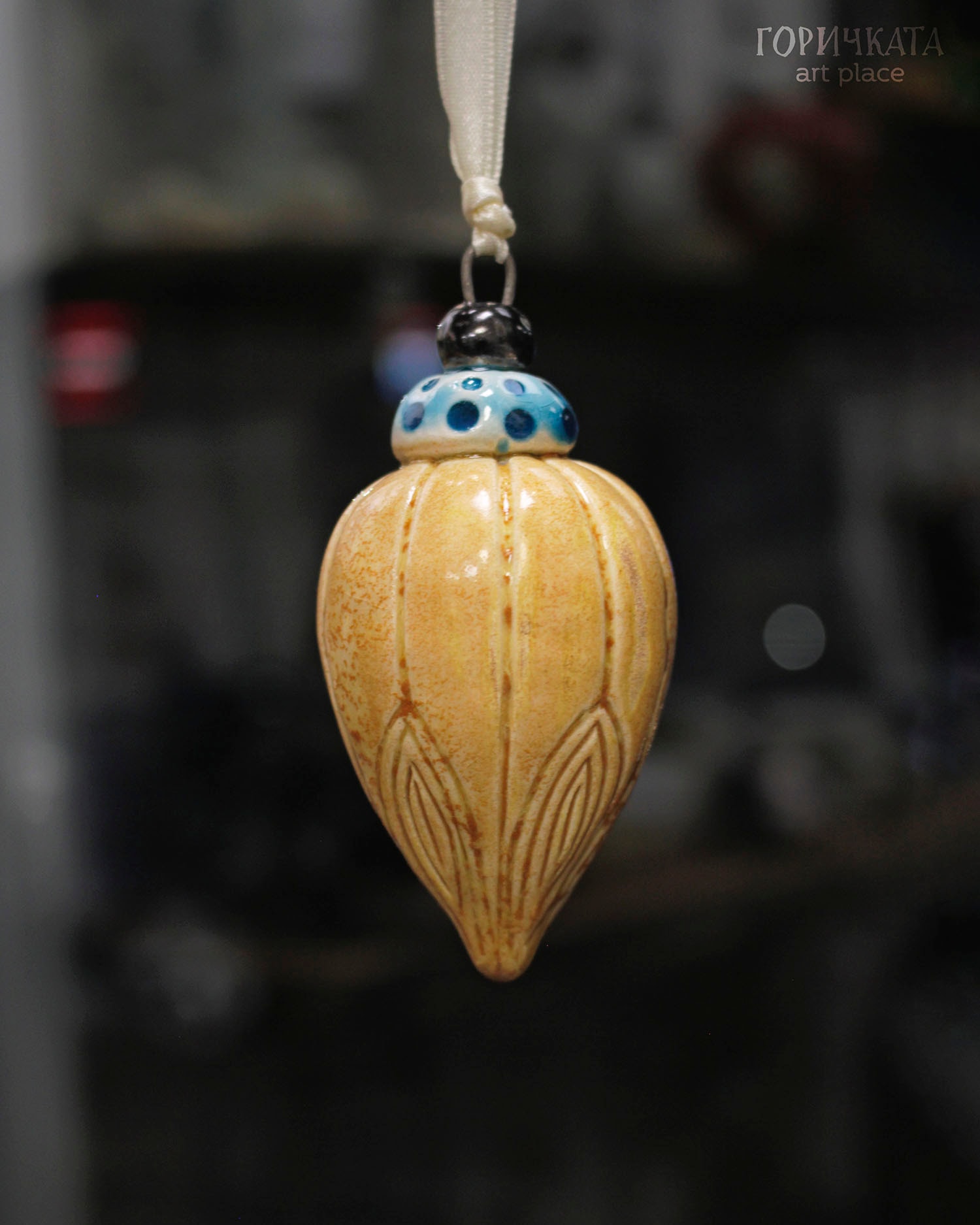 Коледни играчки от керамика