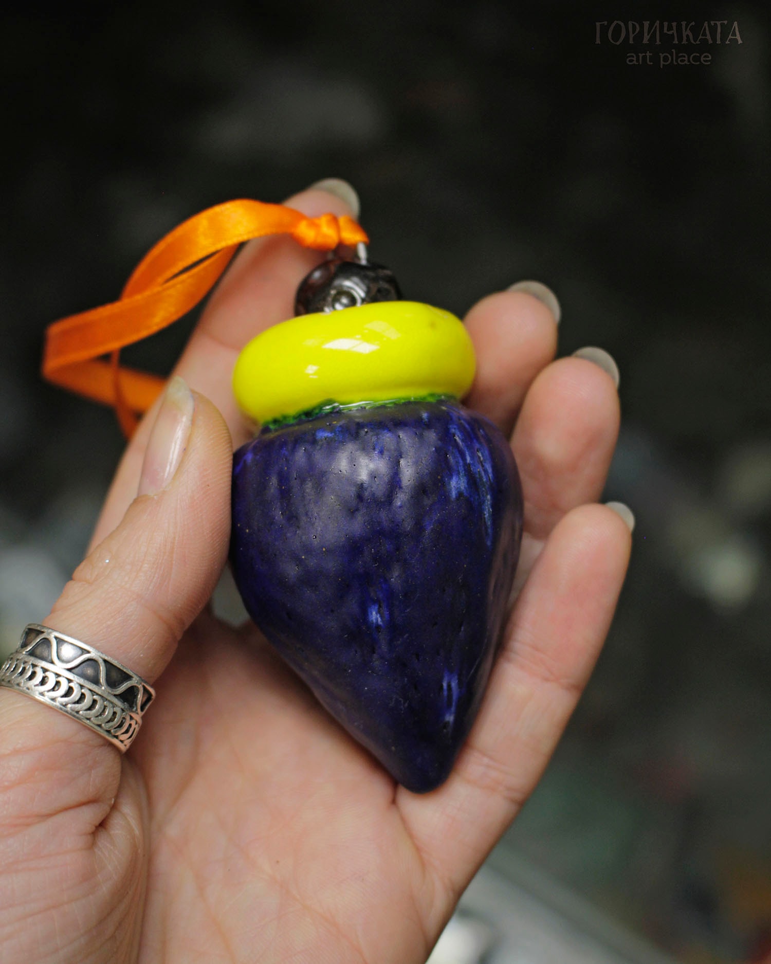 Коледни играчки от керамика